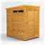 4 X 6 Security Tongue And Groove Pent Shed - Single Door - 2 Windows - 12mm Tongue And Groove Floor And Roof
