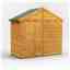 4 x 8 Security Tongue and Groove Apex Shed - Single Door - 2 Windows - 12mm Tongue and Groove Floor and Roof