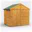 6 x 8 Security Tongue and Groove Apex Shed - Single Door - 2 Windows - 12mm Tongue and Groove Floor and Roof