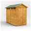 8 x 4 Security Tongue and Groove Apex Shed - Single Door - 4 Windows - 12mm Tongue and Groove Floor and Roof