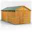 18 x 8 Security Tongue and Groove Apex Shed - Double Doors - 8 Windows - 12mm Tongue and Groove Floor and Roof