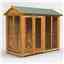 8 x 4 Premium Tongue And Groove Apex Summerhouse - Double Door - 12mm Tongue And Groove Floor And Roof