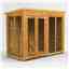 8 x 4 Premium Tongue And Groove Pent Summerhouse - Double Door - 12mm Tongue And Groove Floor And Roof
