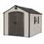 OOS - BACK MARCH 2022 - 8 x 10 Life Plus Plastic Apex Shed With Plastic Floor + 1 Window (2.43m x 3.05m)