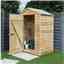 4 X 3 Overlap Apex Shed With Single Door (8mm Overlap)