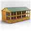 18 x 8 Premium Tongue and Groove Apex Potting Shed - Double Door - 26 Windows - 12mm Tongue and Groove Floor and Roof	