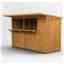 10 x 4 Premium Tongue And Groove Market Kiosk Bar - Single Door - 12mm Tongue And Groove Floor And Roof
