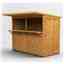 8 x 4 Premium Tongue And Groove Christmas Market Kiosk - Single Door - 12mm Tongue And Groove Floor And Roof