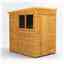 4 x 8 Premium Tongue And Groove Pent Shed - Single Door - 2 Windows - 12mm Tongue And Groove Floor And Roof