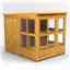 6 x 8 Premium Tongue And Groove Pent Potting Shed - Single Door - 14 Windows - 12mm Tongue And Groove Floor And Roof
