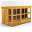 10 x 8 Premium Tongue and Groove Pent Potting Shed - Double Door - 18 Windows - 12mm Tongue and Groove Floor and Roof	