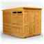 6 x 8 Security Tongue and Groove Pent Shed - Double Doors - 2 Windows - 12mm Tongue and Groove Floor and Roof