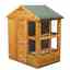 4 x 6 Premium Tongue And Groove Apex Potting Shed - Double Doors - 8 Windows - 12mm Tongue And Groove Floor And Roof