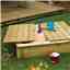 4 X 4 Sandpit With Lid (1.20m X 1.20m)