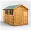 10 x 6 Overlap Apex Shed - Single Door - 4 Windows - 12mm Tongue and Groove Floor and Roof