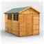 10 x 6 Overlap Apex Shed - Double Doors - 4 Windows - 12mm Tongue and Groove Floor and Roof