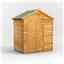 4 x 6 Overlap Apex Shed - Single Door - 12mm Tongue and Groove Floor and Roof