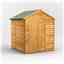 6 x 6 Overlap Apex Windowless Shed - Single Door - 12mm Tongue and Groove Floor and Roof 