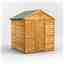 6 x 6 Overlap Apex Shed - Double Doors - 12mm Tongue and Groove Floor and Roof