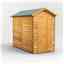 8 x 4 Overlap Apex Shed - Single Door - 12mm Tongue and Groove Floor and Roof