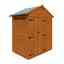 4 x 6 Tongue and Groove Double Doors Security Shed (12mm Tongue and Groove Floor and Apex Roof)