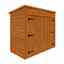 6 x 3 Tongue and Groove Pent Bike Shed (12mm Tongue and Groove Floor and Pent Roof)