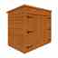 6 x 4 Tongue and Groove Pent Bike Shed (12mm Tongue and Groove Floor and Pent Roof)