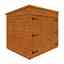 6 x 5 Tongue and Groove Pent Bike Shed (12mm Tongue and Groove Floor and Pent Roof)