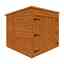 6 x 6 Tongue and Groove Pent Bike Shed (12mm Tongue and Groove Floor and Pent Roof)