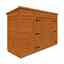 8 x 3 Tongue and Groove Pent Bike Shed (12mm Tongue and Groove Floor and Pent Roof)