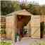 Cheshire 4 × 6 Shiplap Apex Shed Double Door