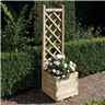 Deluxe Square Planter And Lattice (13 X 13)