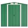 OOS - AWAITING RETURN TO STOCK DATE - 6 X 4 Value Apex Metal Shed - Green (2.01m X 1.22m)