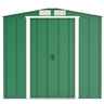 6 X 4 Value Apex Metal Shed - Green (2.01m X 1.22m)