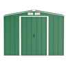 8 X 6 Value Apex Metal Shed - Green (2.62m X 1.82m)