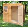 6 X 4  - Tongue And Groove - Pent Garden Shed / Workshop - 1 Opening Window - Single Door