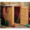 7 x 5 (2.05m x 1.62m) - Tongue And Groove - Apex Garden Shed / Workshop - Single Door - 1 Opening Window - 12mm Tongue And Groove Floor