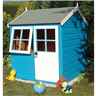 4 x 4 (1.19m x 1.19m) -  Playhouse With Door And Opening Window