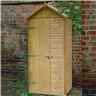 3 X 2 (0.95m X 0.62m) - Handy Tongue And Groove - Apex Store - Single Door - 11mm Solid Osb Floor