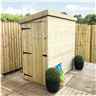 3 X 7 Windowless Pressure Treated Tongue And Groove Pent Shed With Single Door (please Select Left Or Right Door)