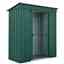 6 X 3 Premier Easyfix - Pent - Metal Shed - Heritage Green (1.80m X 0.93m)