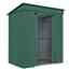 6 X 4 Premier Easyfix - Pent - Metal Shed - Heritage Green (1.80m X 1.24m)