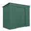 8 X 4 Premier Easyfix - Pent - Metal Shed - Heritage Green (2.42m X 1.24m)