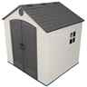 OOS - AWAITING RETURN TO STOCK DATE - 8 X 7.5 Life Plus Plastic Apex Shed With Plastic Floor + 1 Window (2.43m X 2.28m)