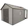 11 X 16 Life Plus Plastic Apex Shed With Plastic Floor + 4 Windows (3.37m X 4.89m)