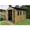 10ft x 8ft Pressure Treated Tongue And Groove Apex Shed (3.1m x 2.6m)