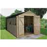 12ft x 8ft Pressure Treated Tongue And Groove Apex Shed (3.7m x 2.6m)