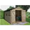 12ft X 8ft Pressure Treated Tongue And Groove Apex Shed (3.7m X 2.6m)