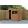 7 X 5 Overlap Pent Shed (2.1m X 1.6m) - Modular