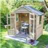 7 X 5 Oakley Pressure Treated Overlap Summerhouse - Assembled (219cm X 146cm) (core)